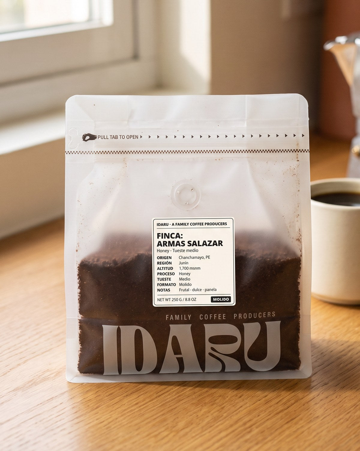 Café tostado · Molido Honey